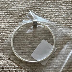 Pandora Silver Bracelet with Black Accents